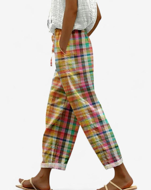 Noëlle™ – Karohose mit Schleife