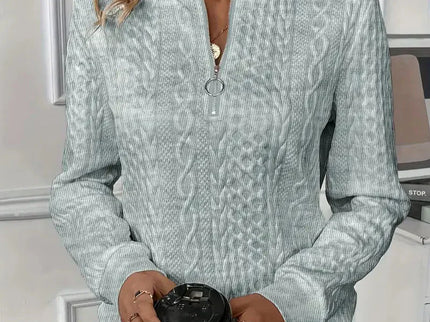 LUCIA I Pullover mit Reissverschluss