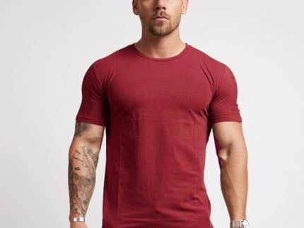 Steffen™ - Einfarbiges T-Shirt mit bequemer Passform
