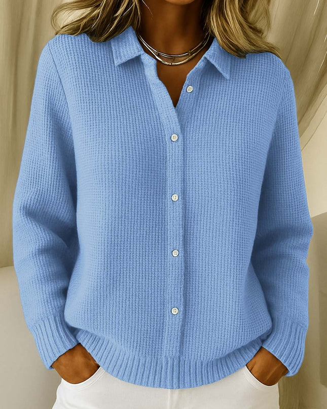 Elena | Klassischer Cardigan aus weichem Strick
