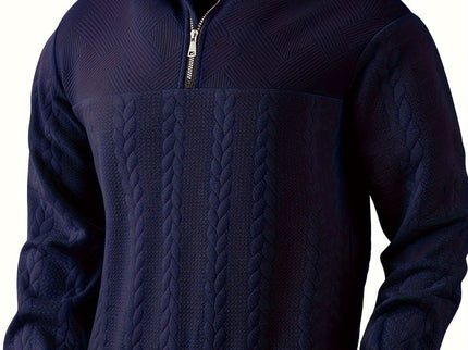 Roberto™ -Vintage Herrenpullover mit Reißverschluss