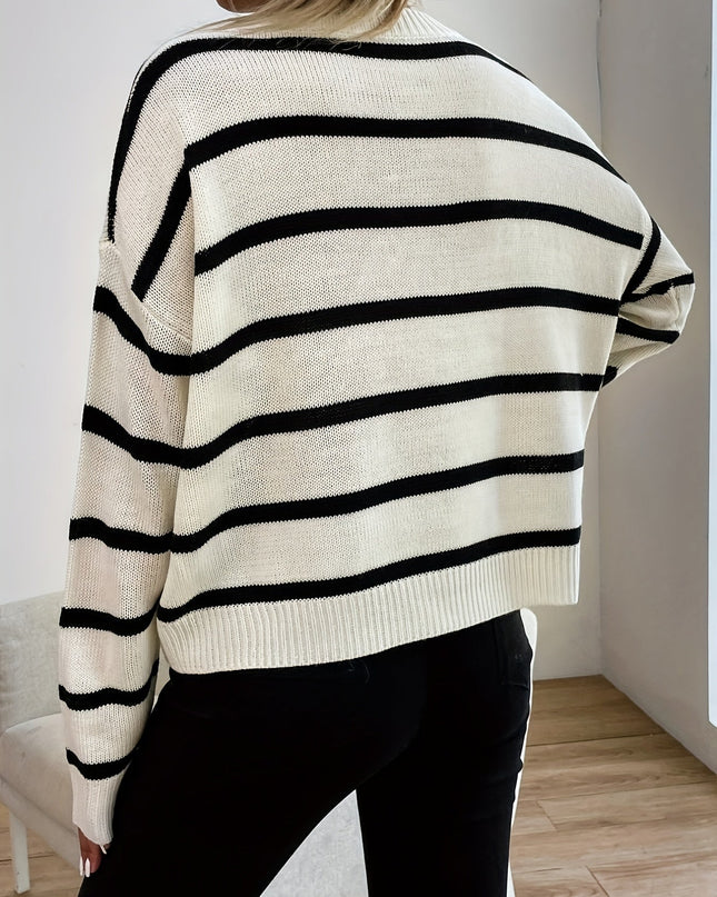 Gestreifter Pullover
