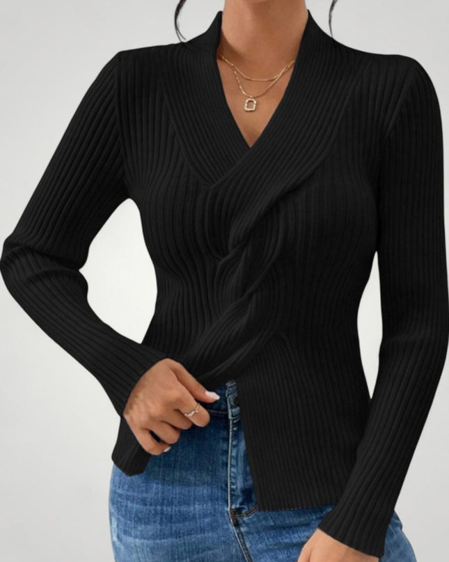 Rike | Eleganter Damenpullover mit V-Neck für Komfort