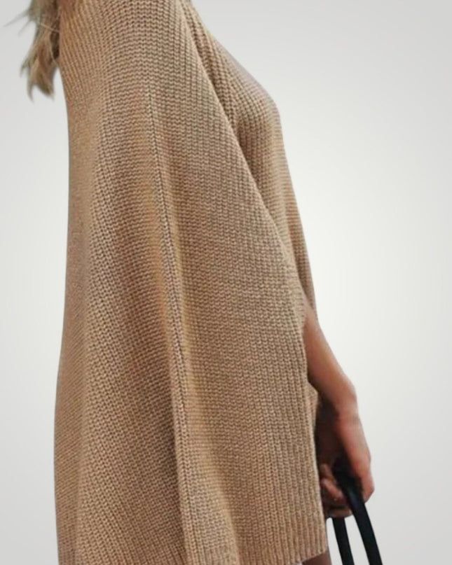 Finja | Eleganter Khaki-Pullover für Damen mit Komfort