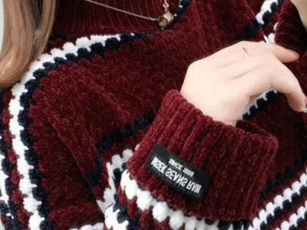 Neele | Eleganter Kragenpullover für Wintertage