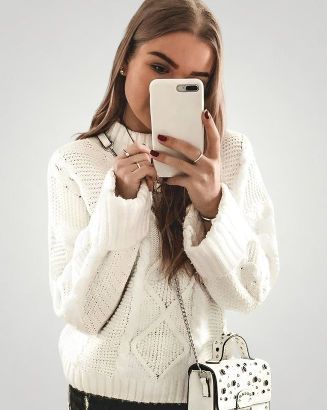 Lore | Eleganter Pullover mit Laternenärmeln und Komfort