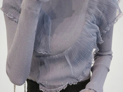 Meike | Eleganter Rüschenpullover für Damen mit Komfort