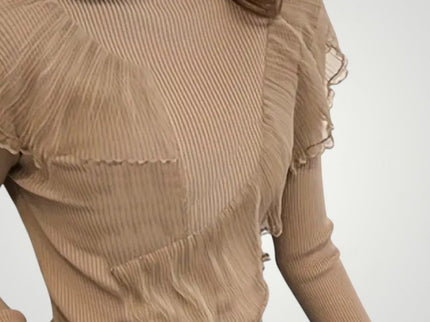 Meike | Eleganter Rüschenpullover für Damen mit Komfort