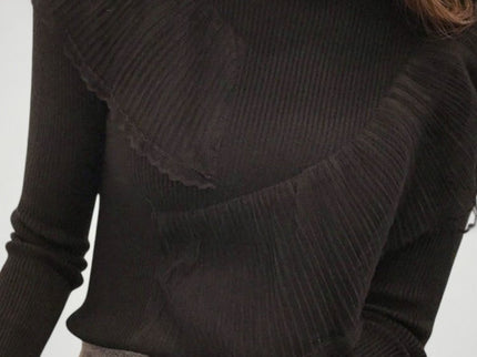 Meike | Eleganter Rüschenpullover für Damen mit Komfort