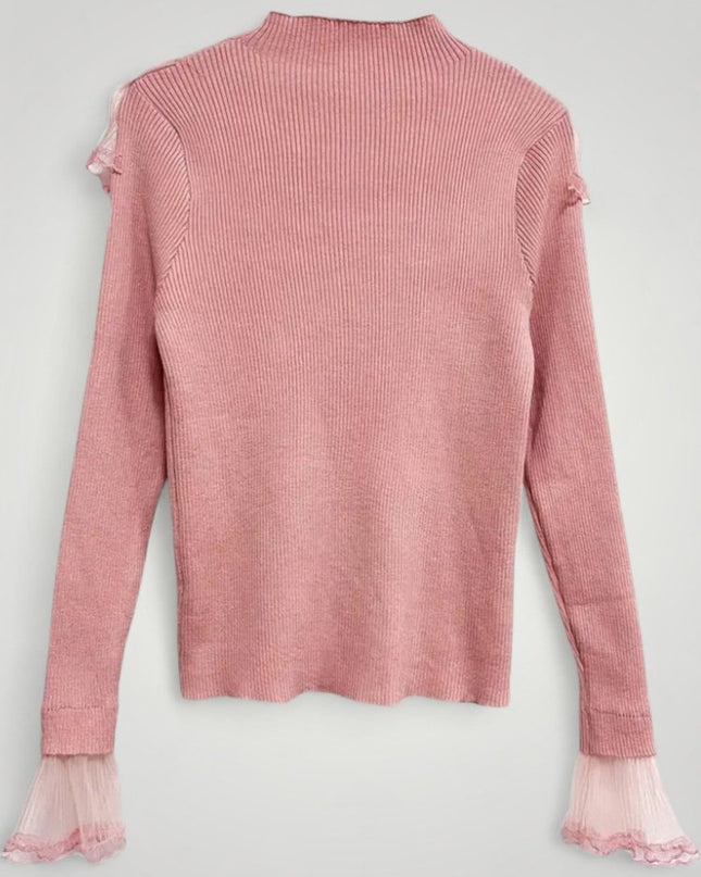 Meike | Eleganter Rüschenpullover für Damen mit Komfort