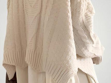 Hiltraud | Eleganter Strickpullover Damen mit Halbausschnitt