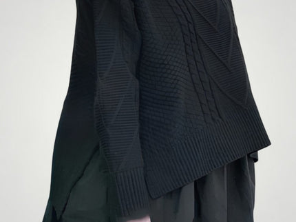 Hiltraud | Eleganter Strickpullover Damen mit Halbausschnitt