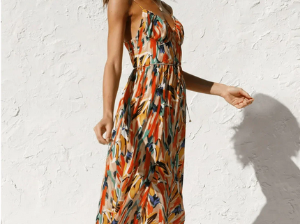 Jada | Buntes Midi-Kleid