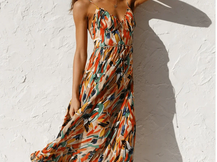 Jada | Buntes Midi-Kleid