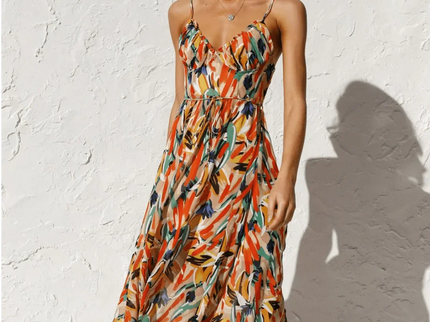 Jada | Buntes Midi-Kleid