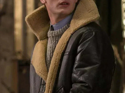 Fletcher™ | Premium Lammfell-Lederjacke