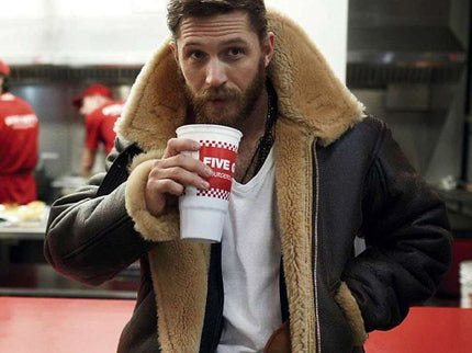 Fletcher™ | Premium Lammfell-Lederjacke