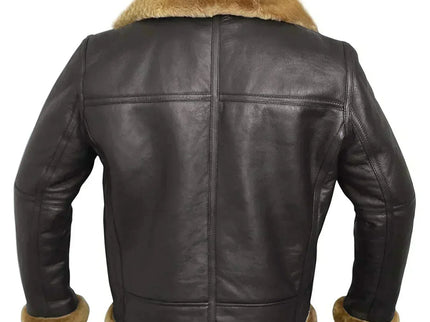 Fletcher™ | Premium Lammfell-Lederjacke