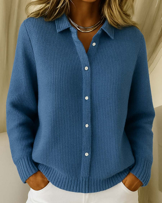 Elena | Klassischer Cardigan aus weichem Strick
