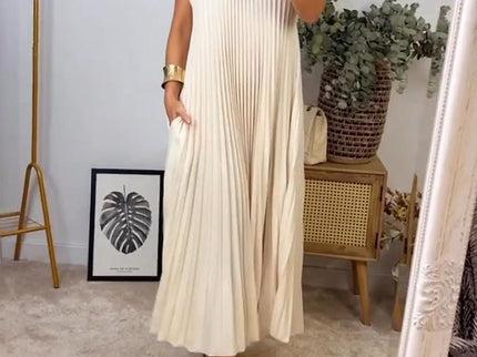 Petra™ – Zeitloses & Bequemes Plissiertes Kleid
