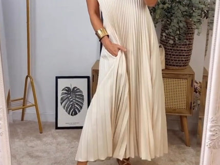 Petra™ – Zeitloses & Bequemes Plissiertes Kleid