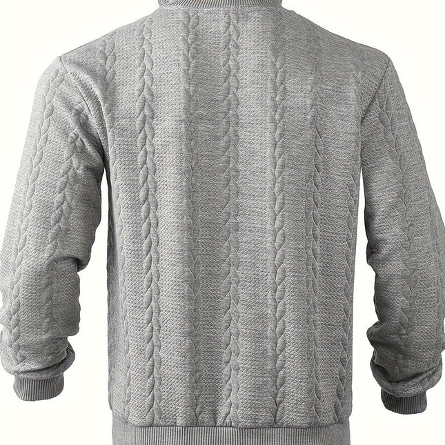 Roberto™ -Vintage Herrenpullover mit Reißverschluss