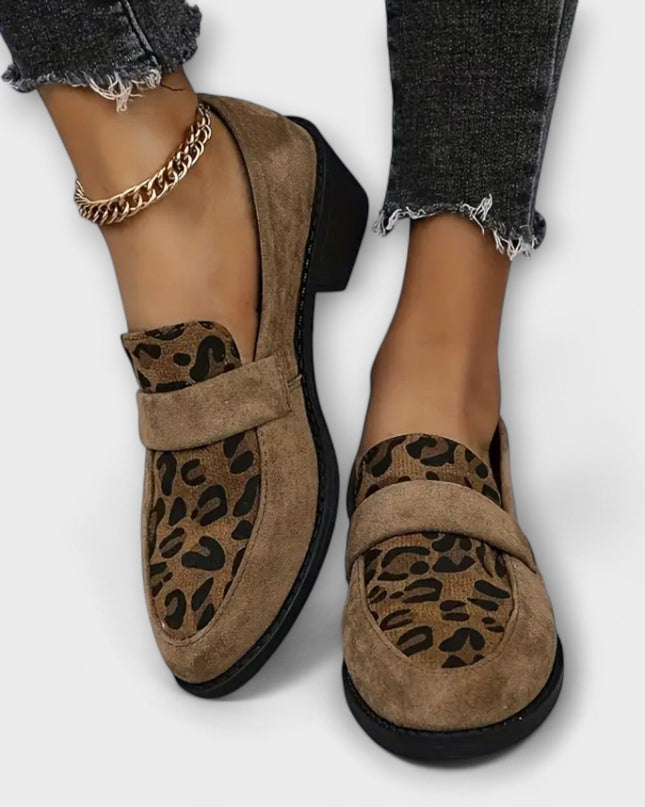Elisa - Elegante Damenschuhe mit Leopardenmuster