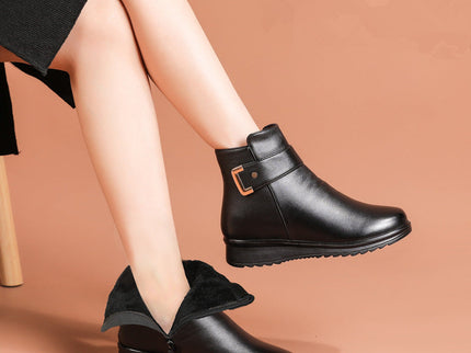 Echte Leder-Orthopädische Stiefel für Komfortable Unterstützung