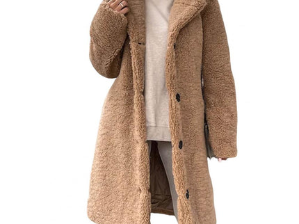 Flauschiger Teddymantel