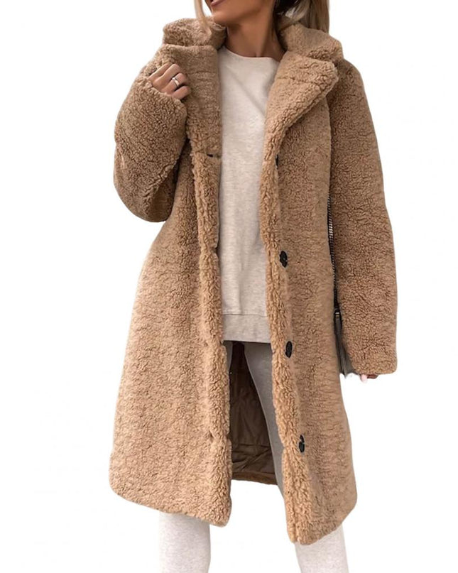 Flauschiger Teddymantel