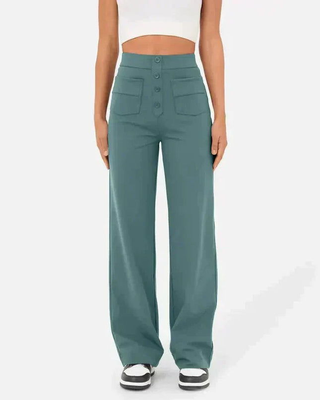 Nina | Elastische Hose mit hoher Taille