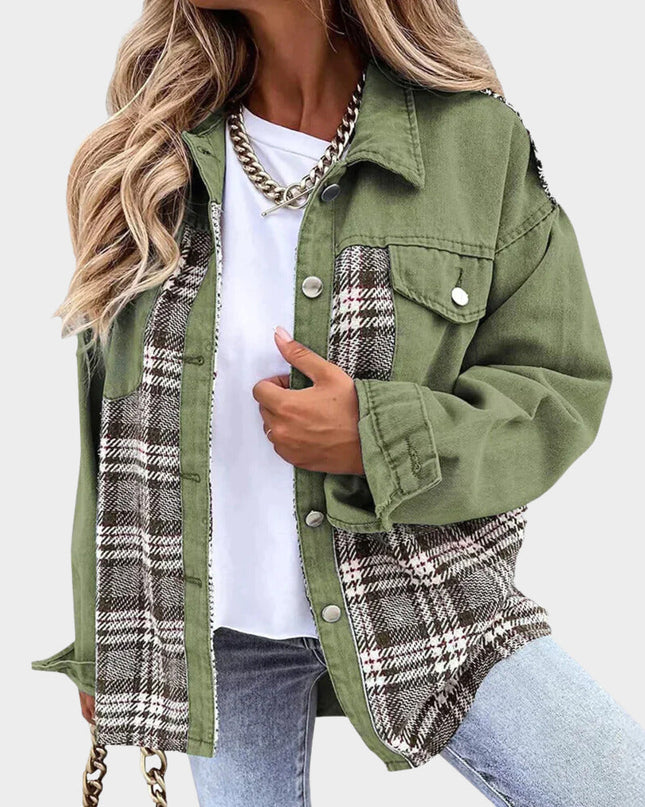 Lina - Stylische Denim-Jacke für den Herbst für Frauen