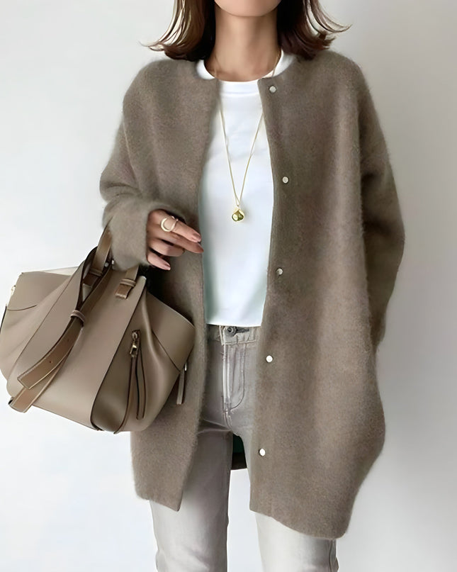 Strickjacke mit Knopfleiste