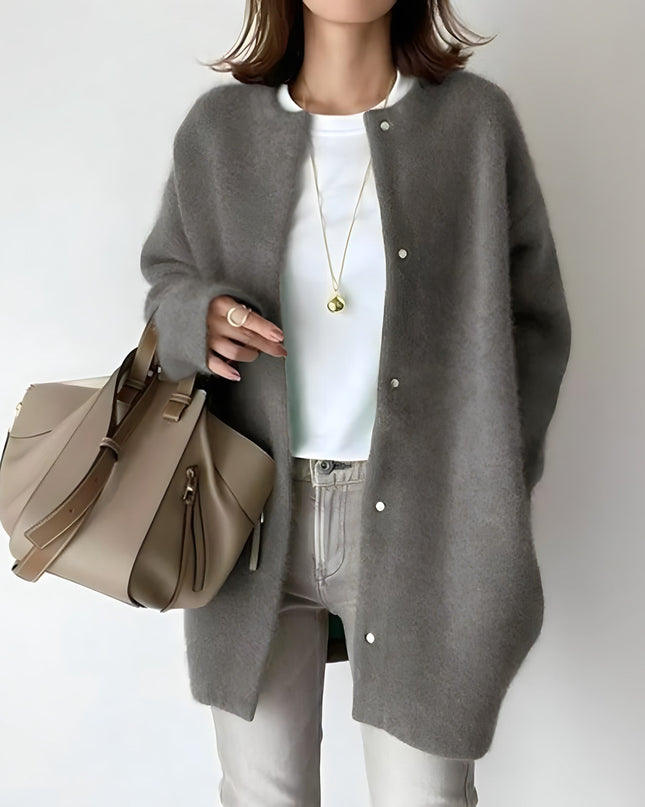 Strickjacke mit Knopfleiste