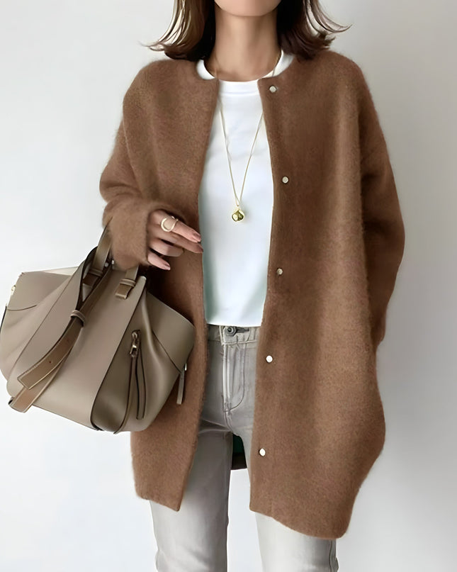 Strickjacke mit Knopfleiste