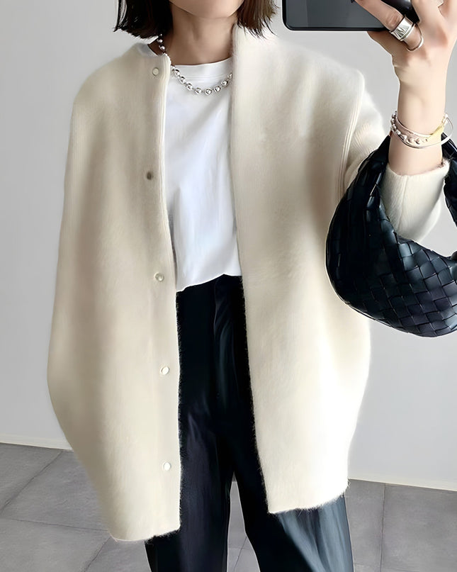 Strickjacke mit Knopfleiste