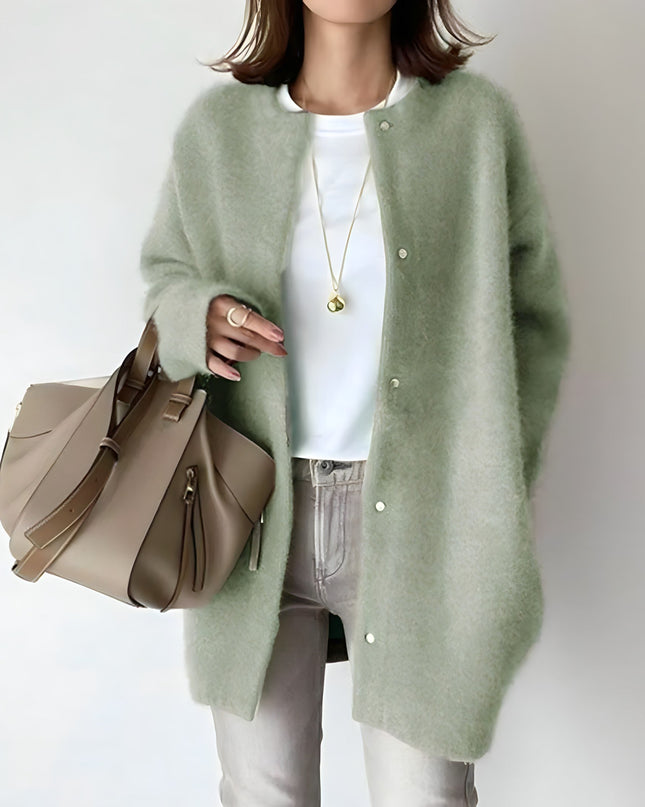 Strickjacke mit Knopfleiste