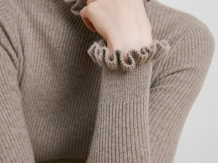 Rollkragenpullover Aus Kaschmir
