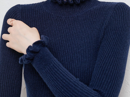Rollkragenpullover Aus Kaschmir