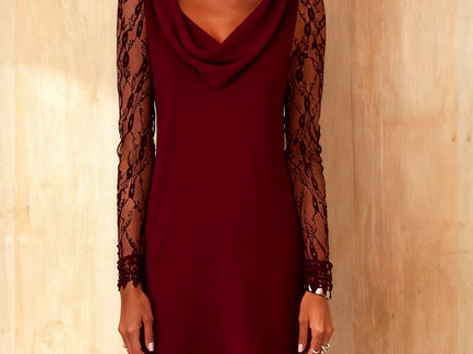 Peby™ - Elegantes A-Linien-Kleid mit Spitze