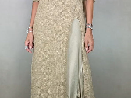 Artone™ - Elegantes Zweiteiliges Set – langer Pullover und Passendes Kleid
