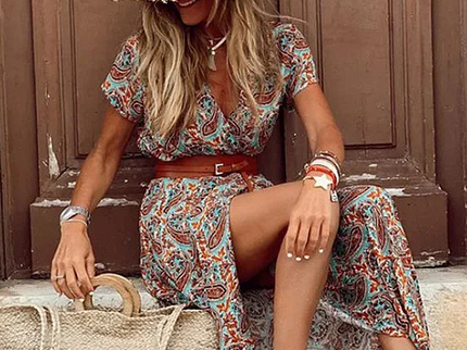 Celeste™ – Luftiges & Stilvolles Boho-Maxikleid