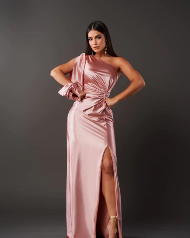 Dorie™ - Asymmetrisches Kleid mit Langem Schlitz