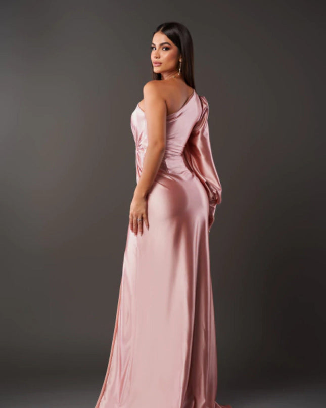 Dorie™ - Asymmetrisches Kleid mit Langem Schlitz