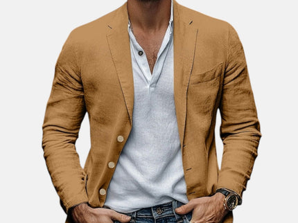 Lorenzio™ | Eleganter Sommerblazer aus leichtem Leinen