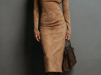 Giada | Midikleid aus Wildleder