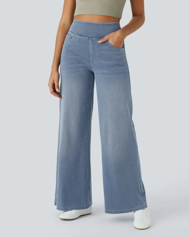 Evie | Bequeme Elastische Hose mit Hohem Bund