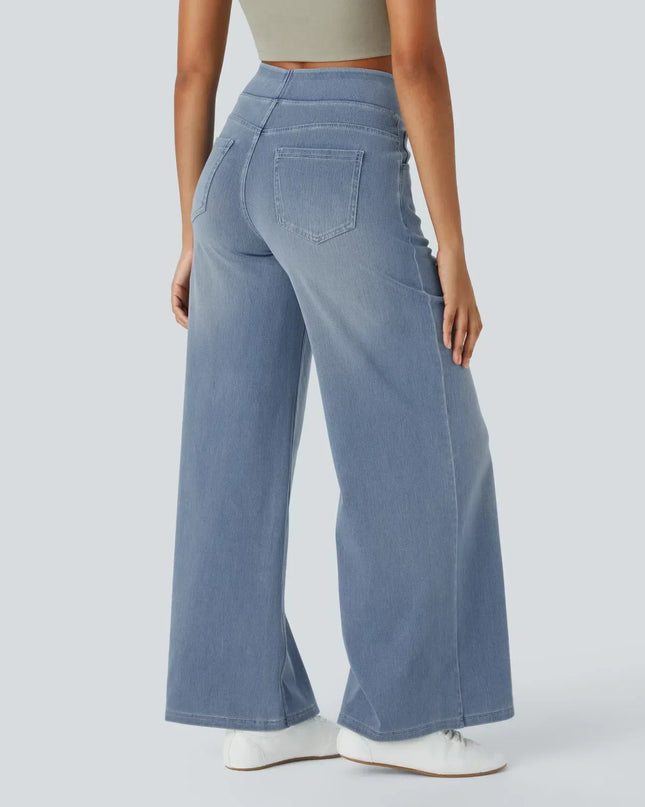 Evie | Bequeme Elastische Hose mit Hohem Bund