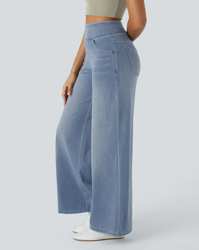 Evie | Bequeme Elastische Hose mit Hohem Bund