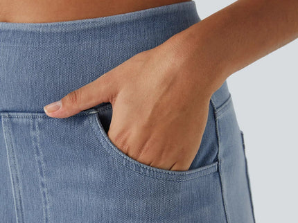 Evie | Bequeme Elastische Hose mit Hohem Bund